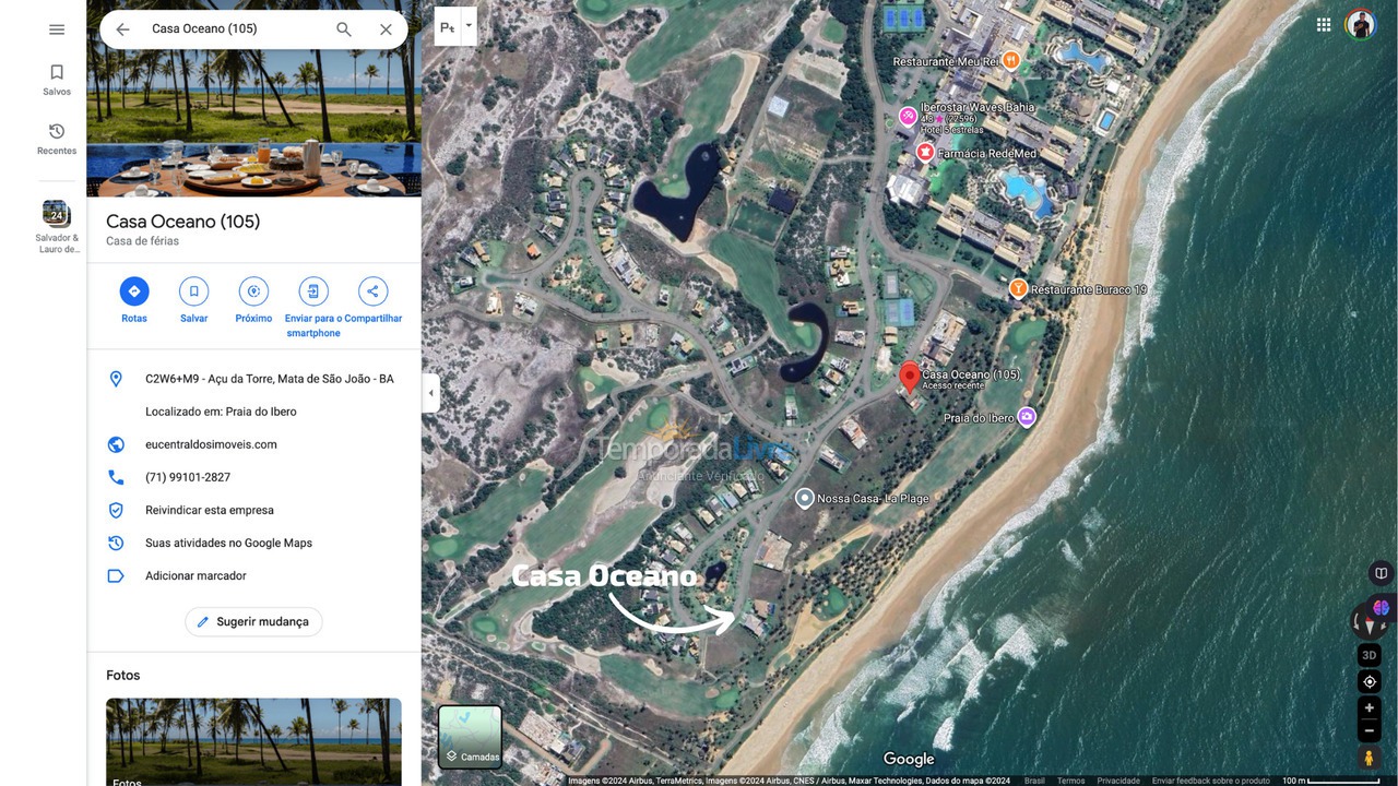 Casa para alquiler de vacaciones em Mata de São João (Praia do Forte)