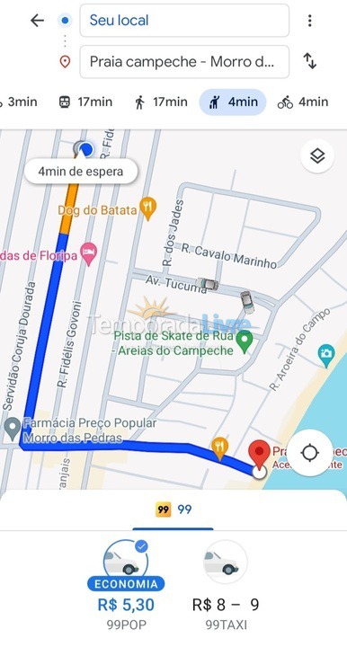 Casa para alquiler de vacaciones em Florianopolis (Campeche)