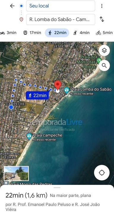 Casa para alquiler de vacaciones em Florianopolis (Campeche)