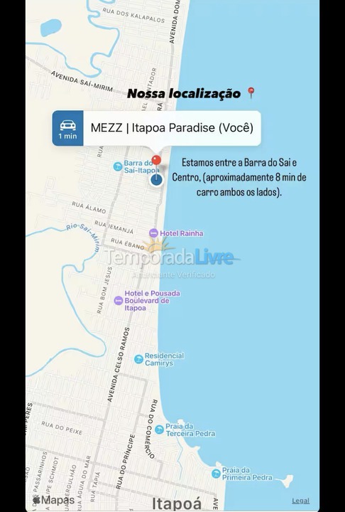 Casa para alquiler de vacaciones em Itapoá (Volta Ao Mundo I)