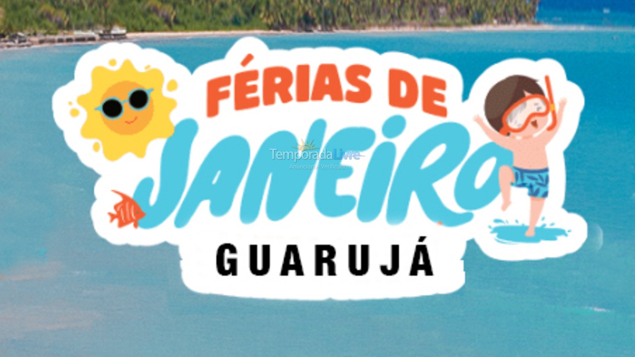 Apartment for vacation rental in Guarujá (Enseada)