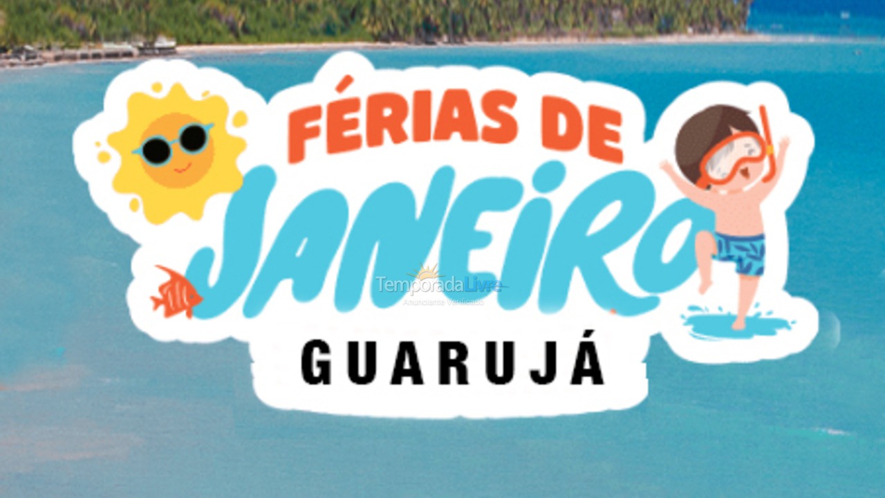 Apartamento para aluguel de temporada em Guarujá (Pitangueiras)