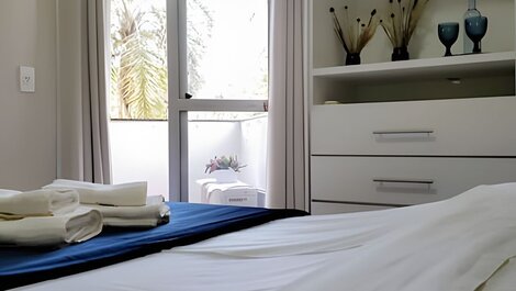Quarto casal com ar condicionado