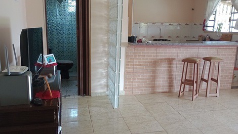 Parte interna da casa