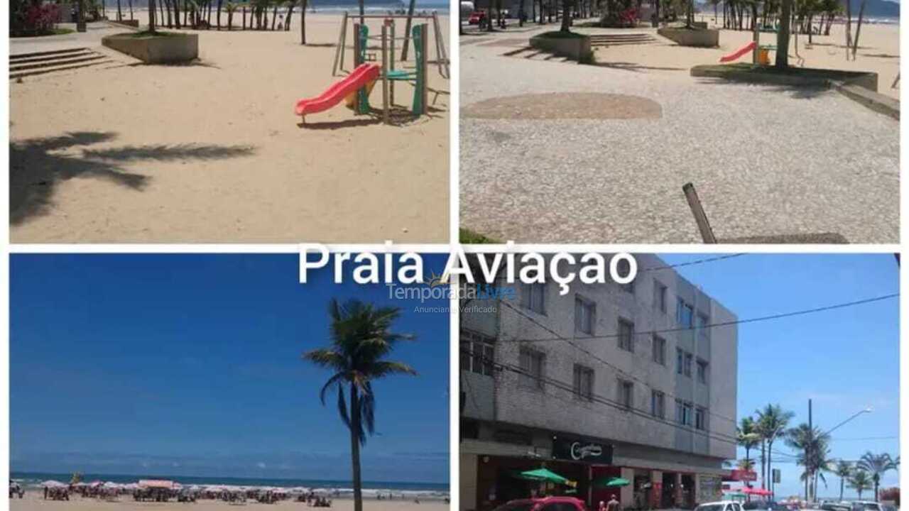 Apartment for vacation rental in Praia Grande (Praia da Aviação)