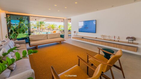 Refúgio Luxo Pé na Areia nas Piscinas Naturais-AL