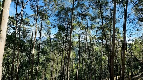 Chalé Neve da Montanha com pôr do sol
