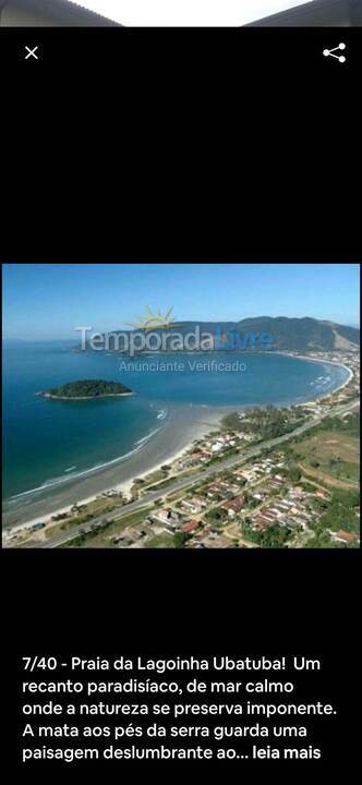 Apartment for vacation rental in Ubatuba (Lagoinha)