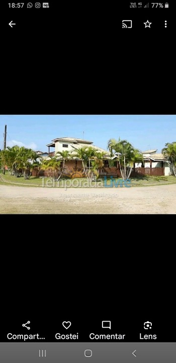 House for vacation rental in Caraguatatuba (Praia da Mococa)