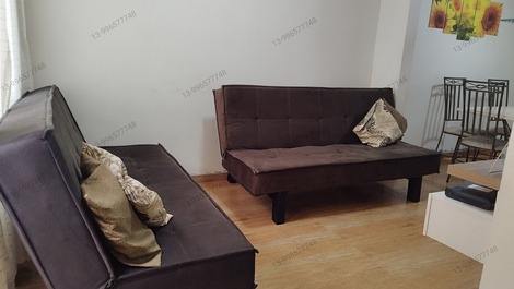 Sala de estar mostrando o ambiente