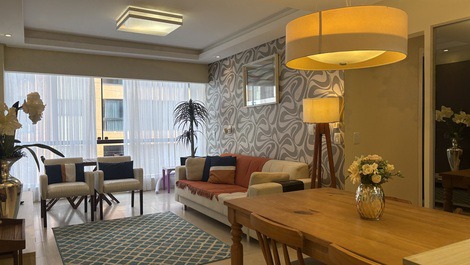 Sala de jantar e estar integrada 