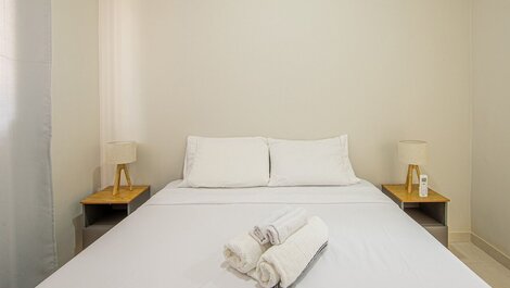 500m da praia c/ Piscina e AC 06 |Brazilian Corner