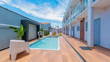 500m da praia c/ Piscina e AC 06 |Brazilian Corner