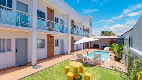 500m da praia c/ Piscina e AC 06 |Brazilian Corner