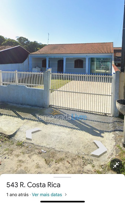 Casa para alquiler de vacaciones em Matinhos (Balneario Costa Azul)