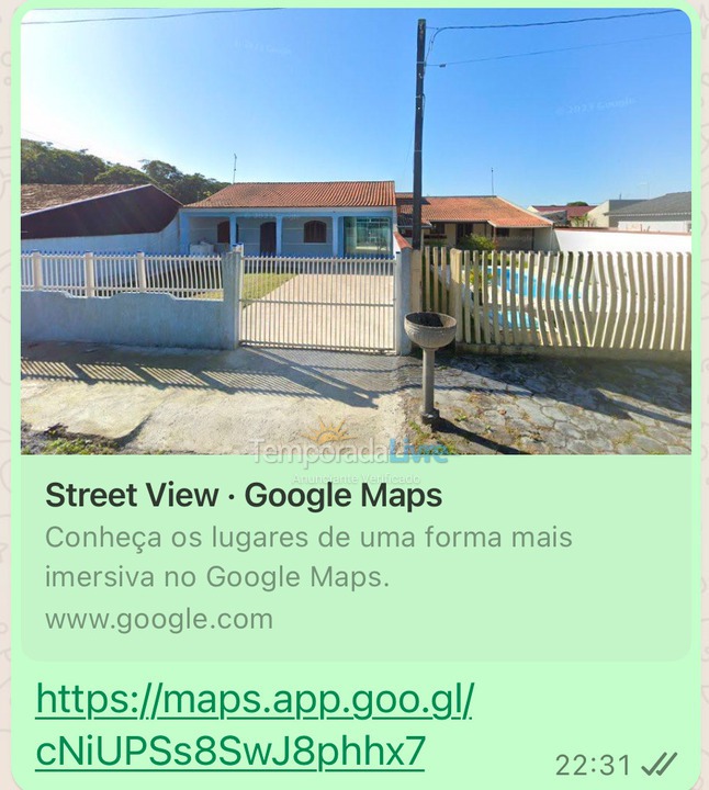 Casa para alquiler de vacaciones em Matinhos (Balneario Costa Azul)