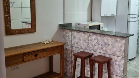 Apartment for rent on Maranduba beach with swimming pool