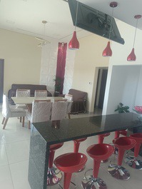 Country house in the largest dam in Brazil gated community