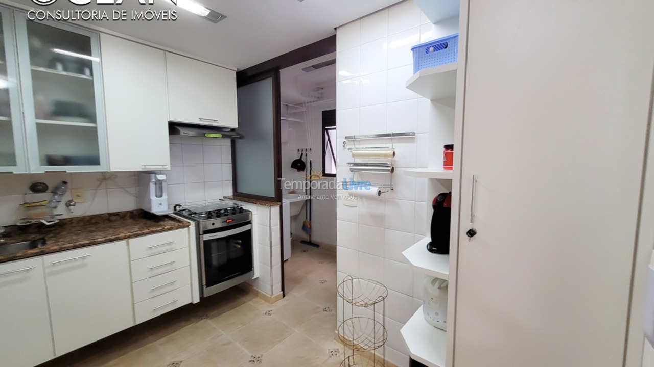 Apartamento para aluguel de temporada em Bertioga (Riviera de São Lourenço)