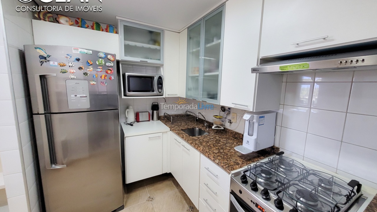 Apartamento para aluguel de temporada em Bertioga (Riviera de São Lourenço)