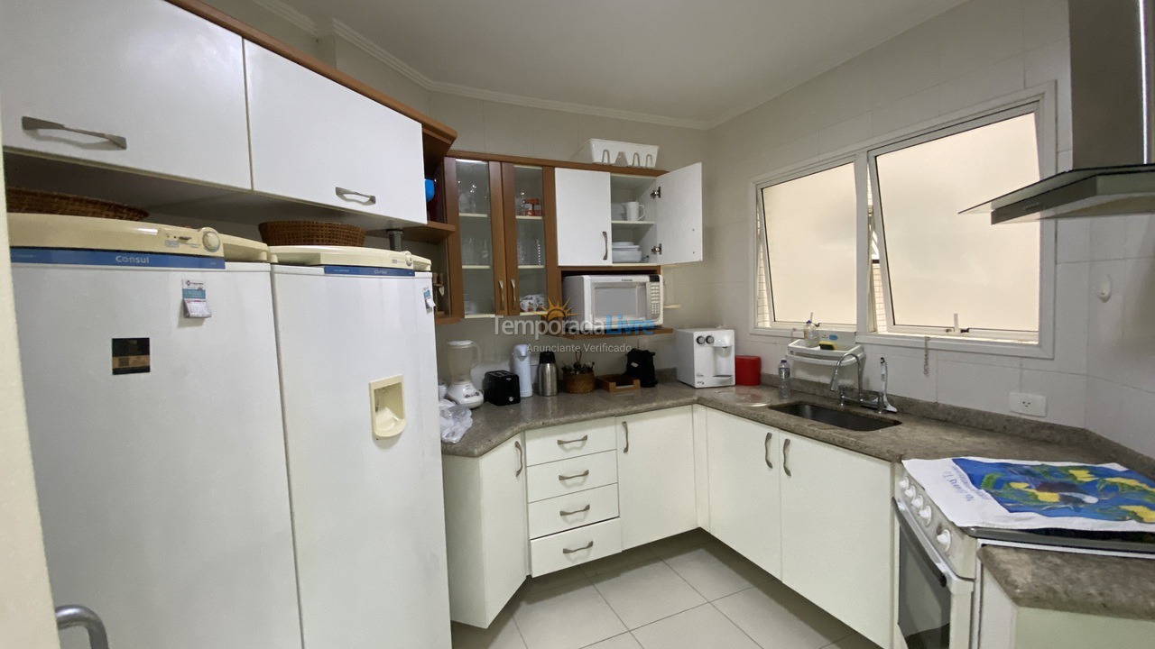 Apartamento para aluguel de temporada em Bertioga (Riviera de São Lourenço)