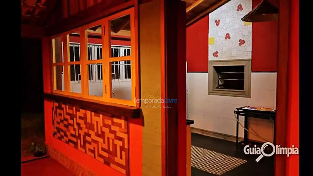 Casa para alquiler de vacaciones em Olímpia (Thermas Dos Laranjais)