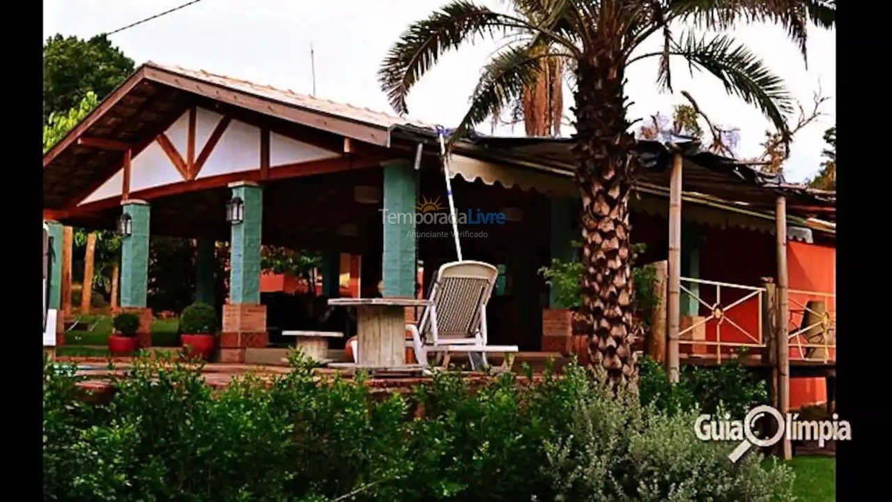 Casa para alquiler de vacaciones em Olímpia (Thermas Dos Laranjais)