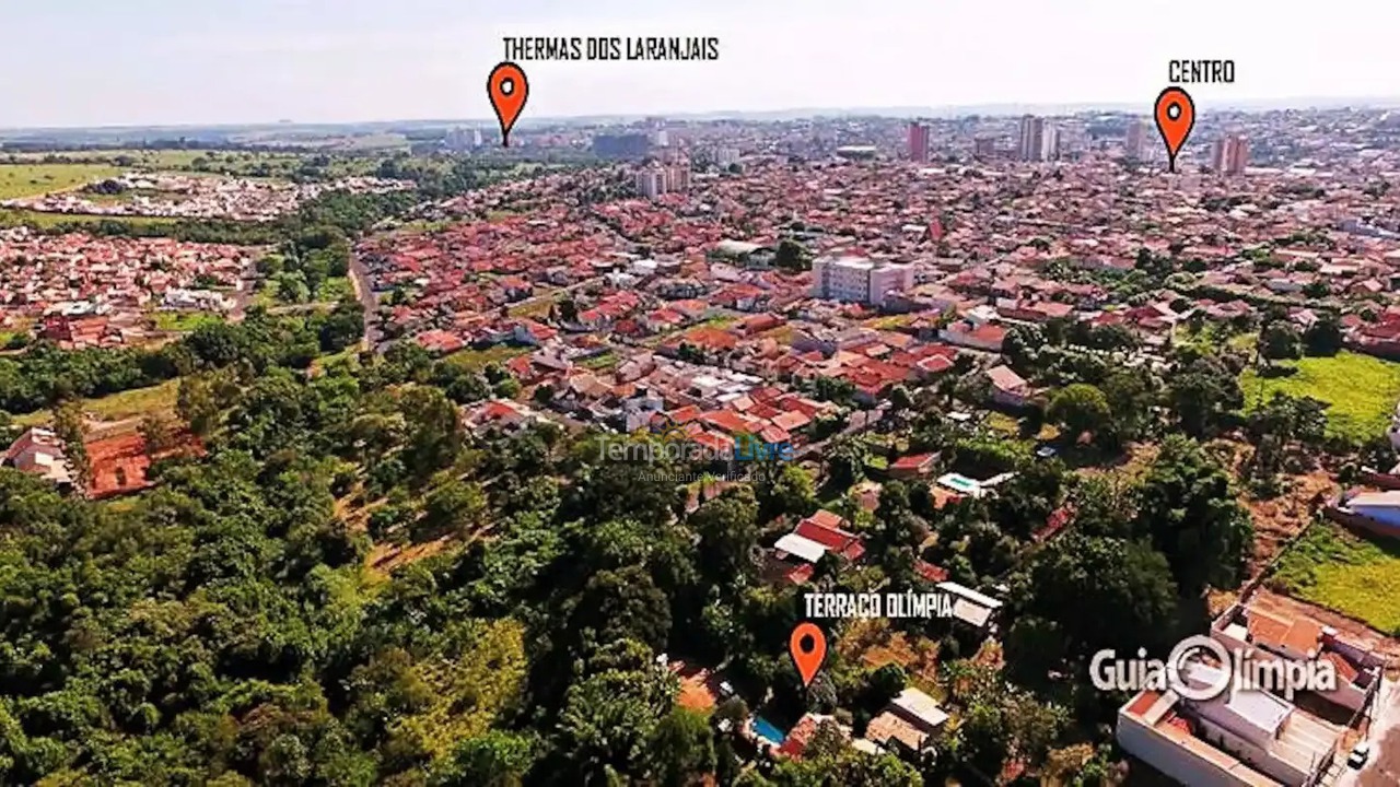 Casa para alquiler de vacaciones em Olímpia (Thermas Dos Laranjais)