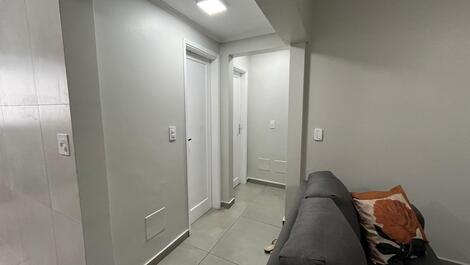 Entrada para os quartos 