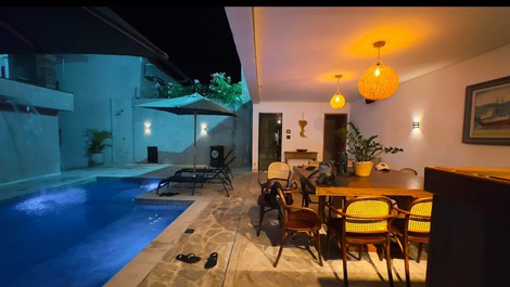 Área gourmet e sauna 