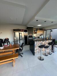 Área gourmet completa