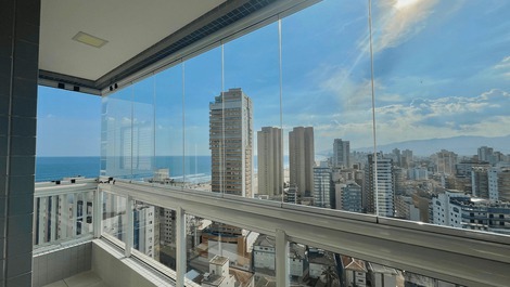 B002 - Apto Vista Mar c/ Sacada Gourmet | Piscina