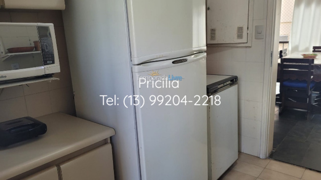 Apartment for vacation rental in Guarujá (Enseada)