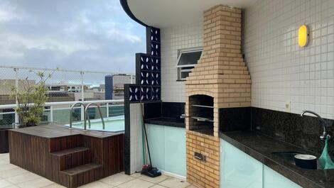 Área de lazer privativa da cobertura.