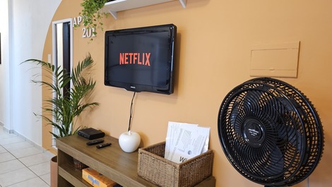 Confort y hermosa vista a 300m del paraíso - Wi-Fi/AC