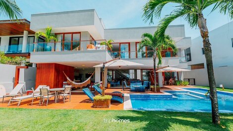 Mansão de Luxo Pé na Areia Guarajuba-BA