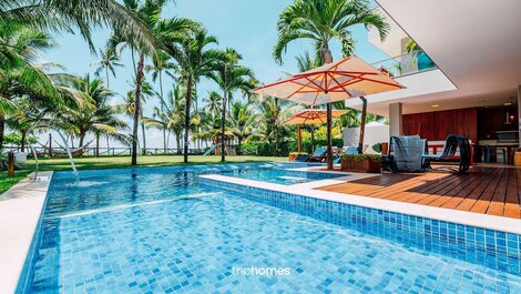 Mansão de Luxo Pé na Areia Guarajuba-BA