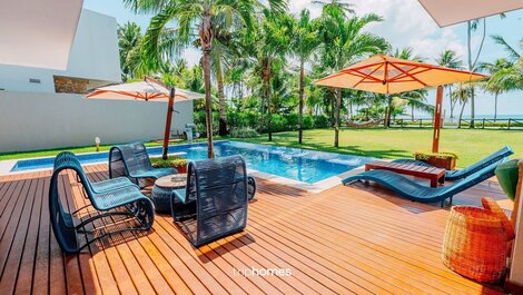 Mansão de Luxo Pé na Areia Guarajuba-BA