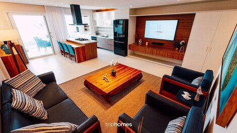 Apartamento de lujo en la playa Praia do Forte/BA