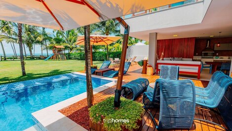 Mansão de Luxo Pé na Areia Guarajuba-BA
