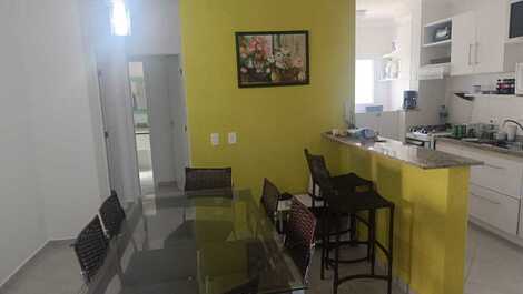 Apartamento de 2 habitaciones, 1 suite, en Ubatuba - Praia Grande