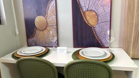 Flat à beira mar para até 3 pessoas,dentro de hotel