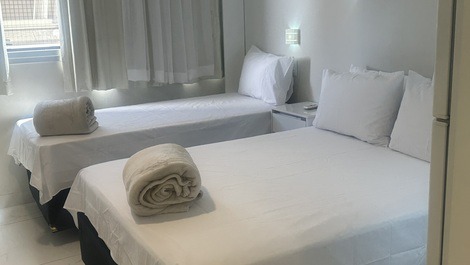 Flat 606 no Hotel Go Inn Taguatinga, reformado no Porcelanato, central