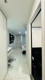 Flat 606 no Hotel Go Inn Taguatinga, reformado no Porcelanato, central
