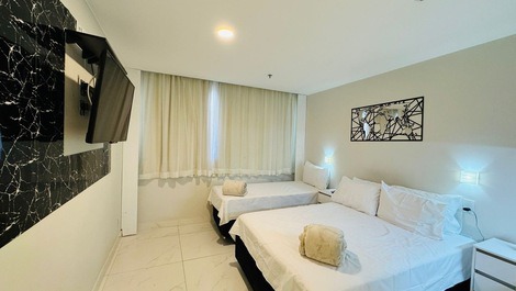 Flat 606 no Hotel Go Inn Taguatinga, reformado no Porcelanato, central