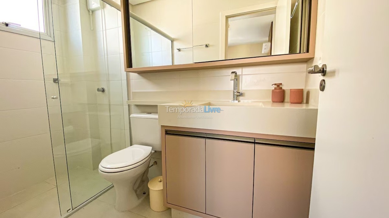 Apartamento para alquiler de vacaciones em Governador Celso Ramos (Praia de Palmas)