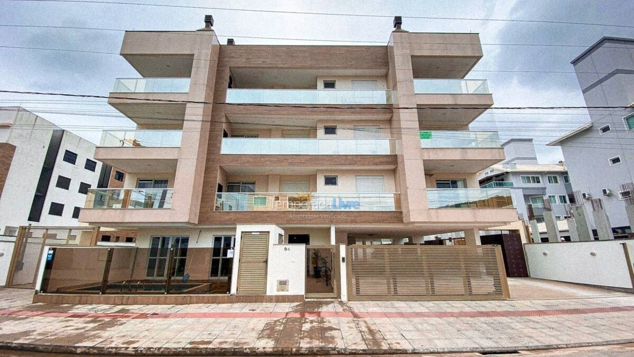 Apartment for vacation rental in Governador Celso Ramos (Praia de Palmas)