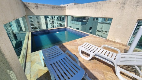 Penthouse with private pool, 2 bedrooms, 2 parking spaces, beach service
