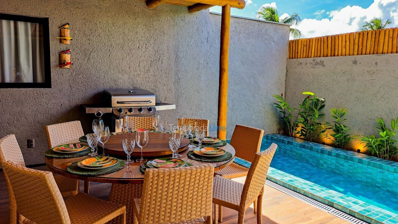 Casa para alquiler de vacaciones em Porto de Pedras (Praia Tatuamunha)