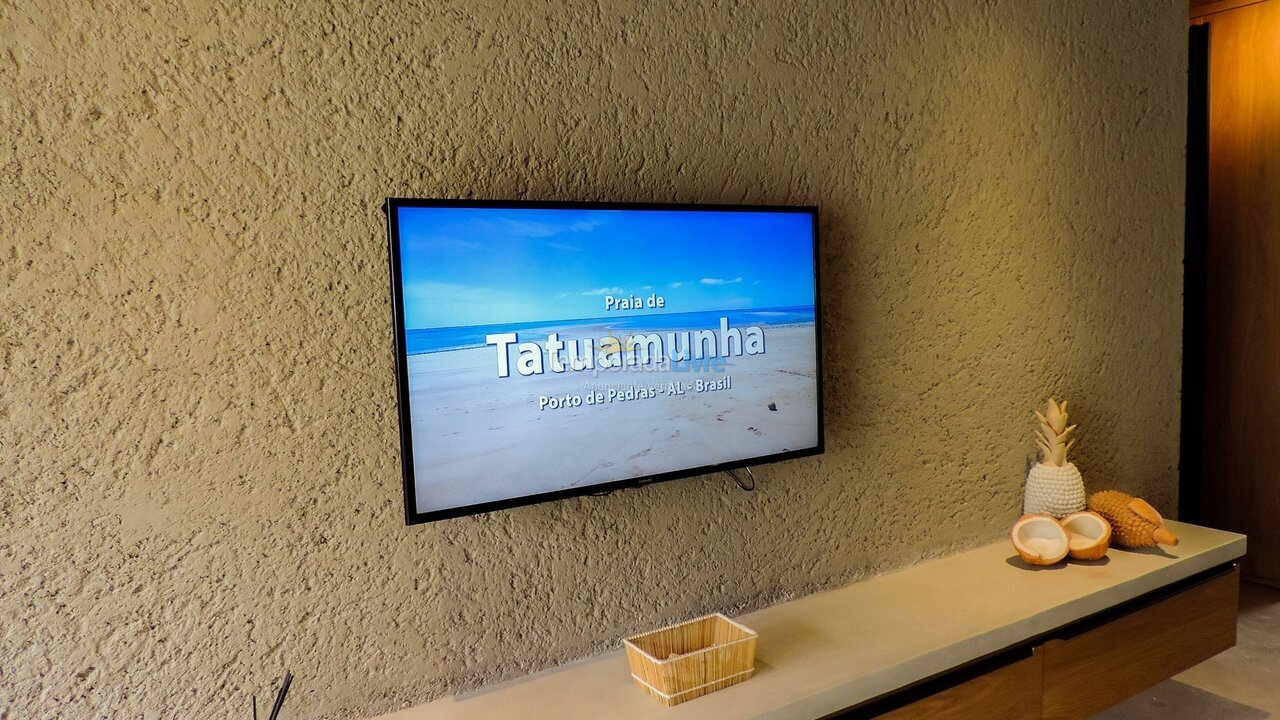 Apartment for vacation rental in Porto de Pedras (Praia Tatuamunha)